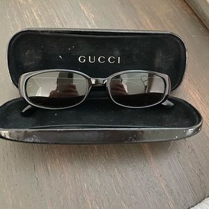 Black Gucci sunglasses